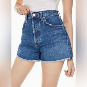 Agolde Blue Denim Women's Shorts
